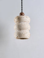 Dune Pebble Travertine Pendant Light