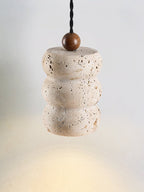 Dune Pebble Travertine Pendant Light