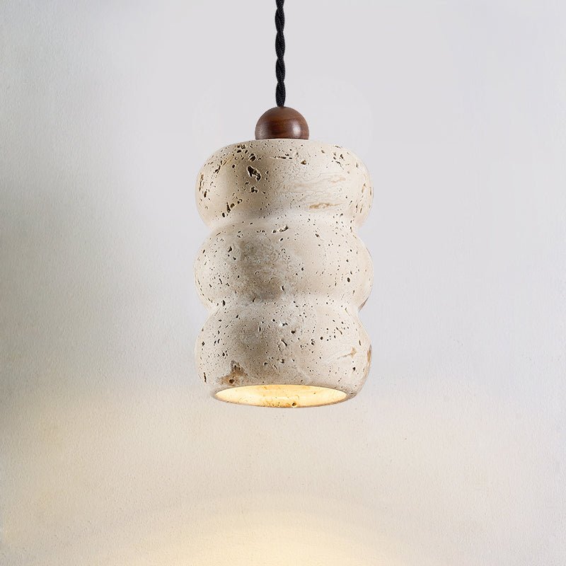 Dune Pebble Travertine Pendant Light