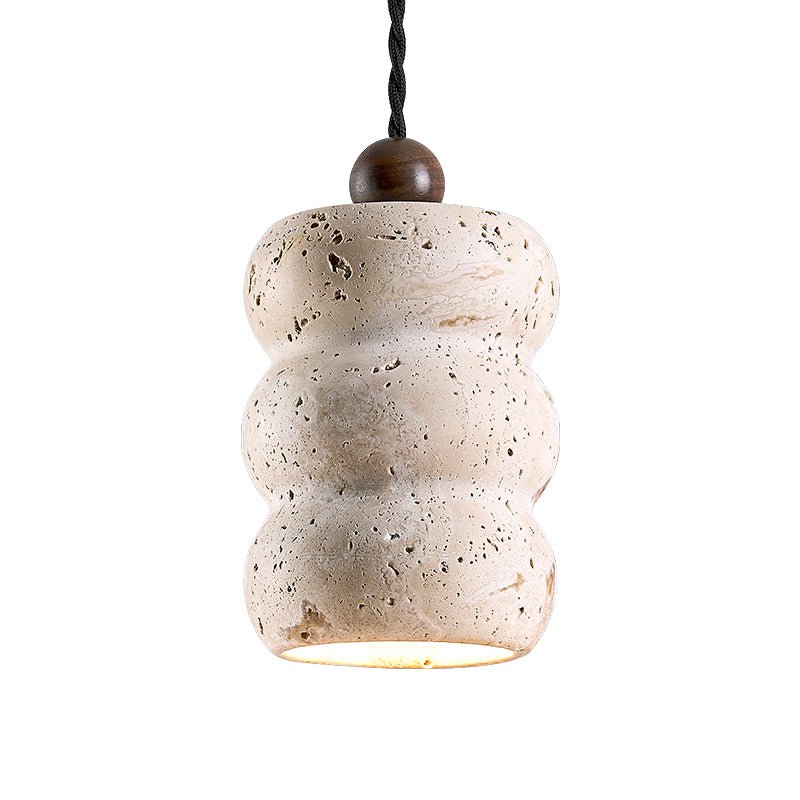 Dune Pebble Travertine Pendant Light