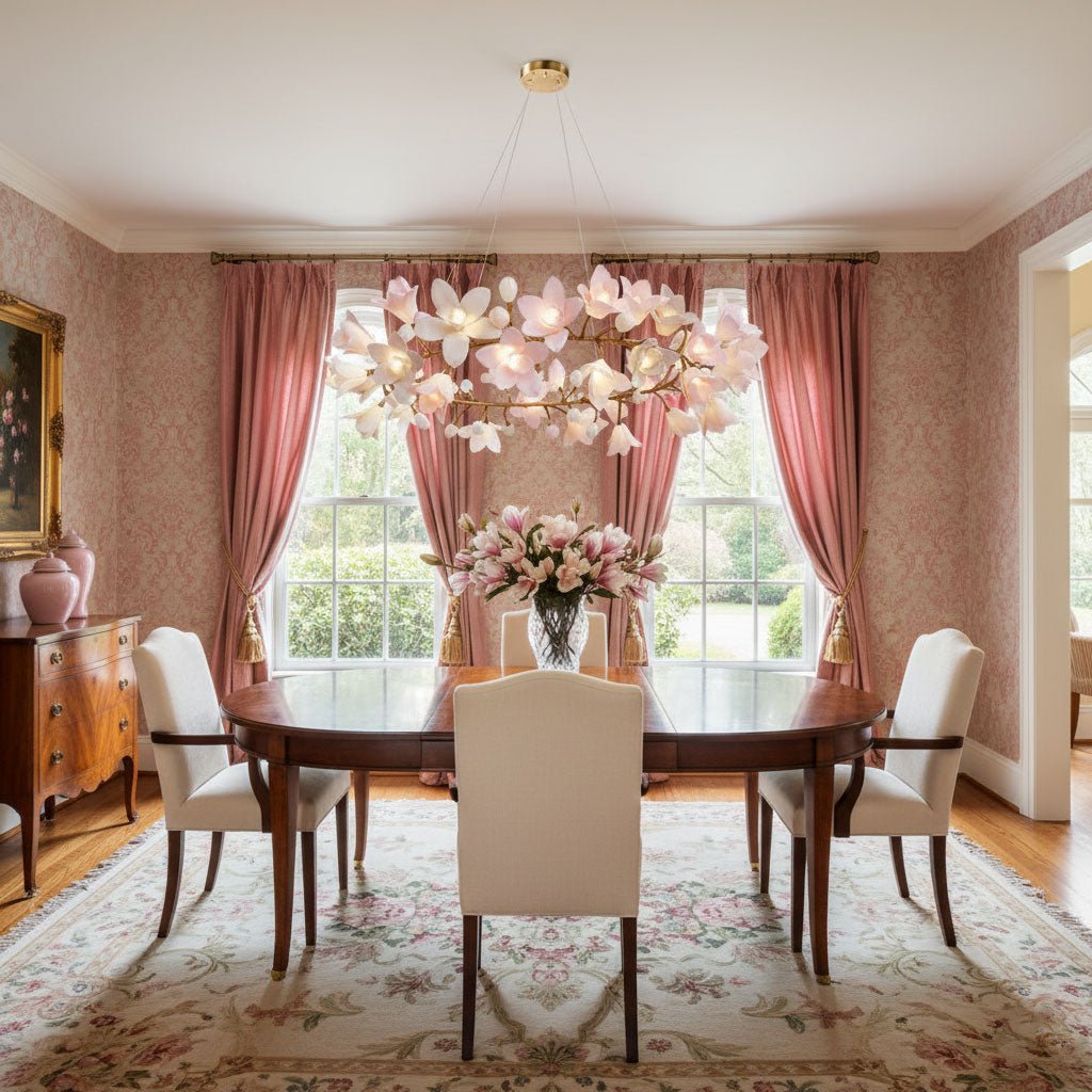 Circular Blossom Chandelier
