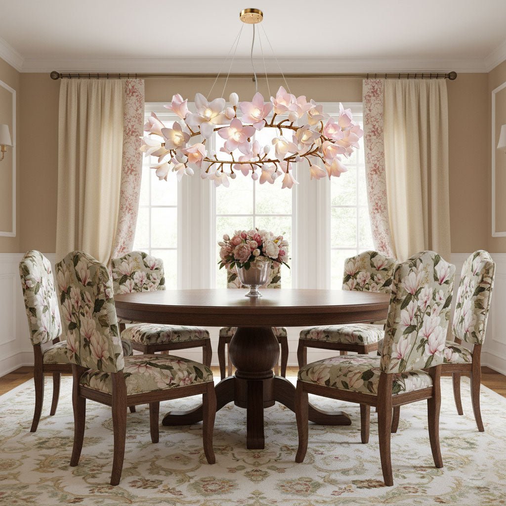 Circular Blossom Chandelier