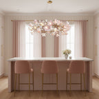 Circular Blossom Chandelier