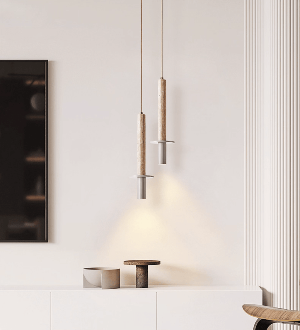 Linea Travertine Pendant Lamp