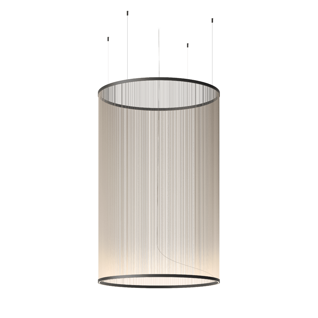 Model E ∅ 32.7" x H 74.8" / Black & Beige / Warm Light