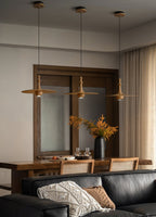 Wooden Spin Pendant Light
