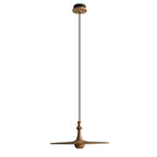 Wooden Spin Pendant Light