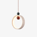 Ring & Bead Pendant Lamp