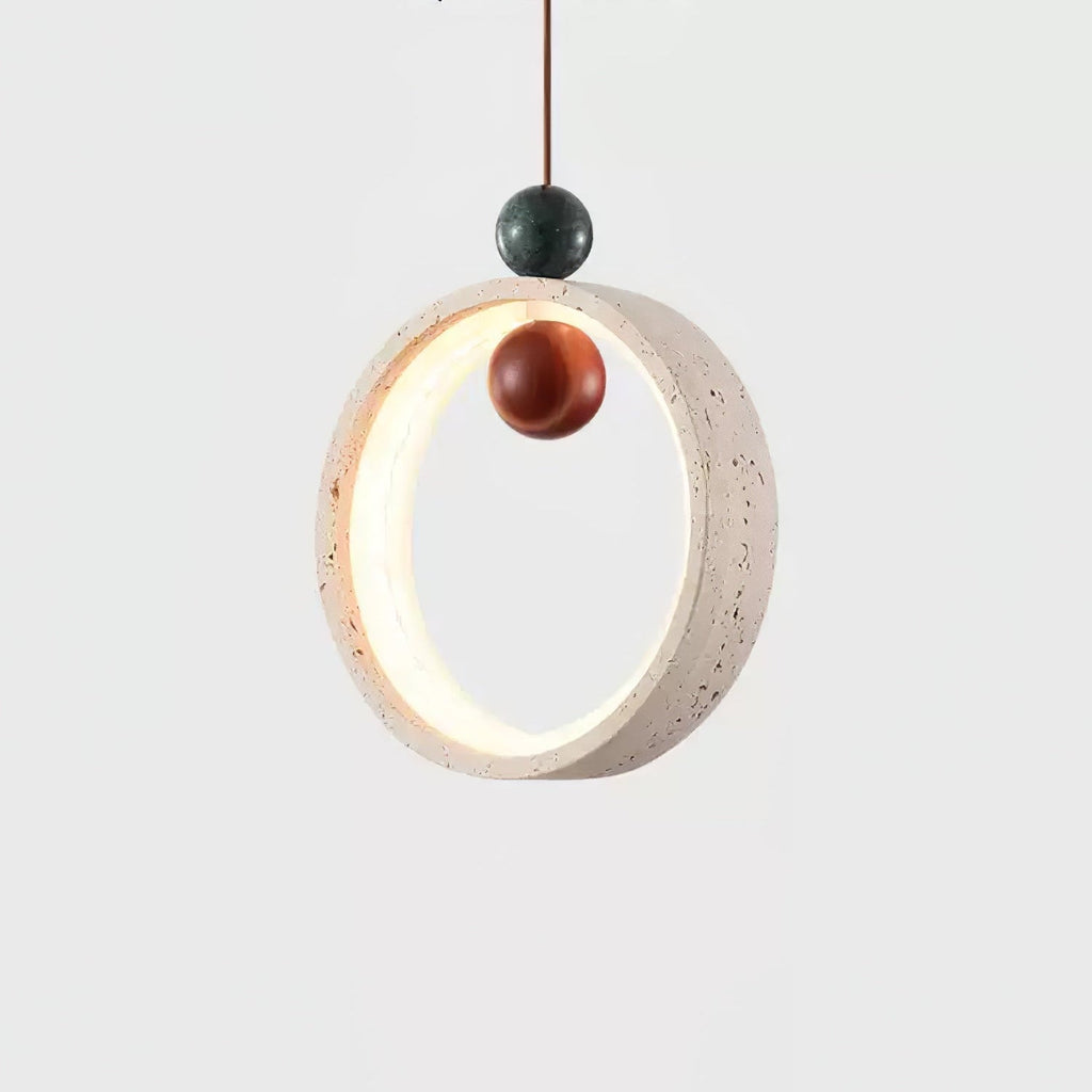 Ring & Bead Pendant Lamp
