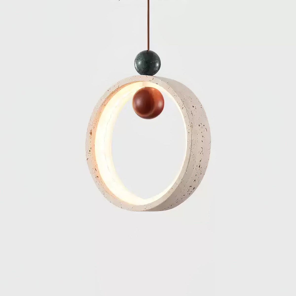 Ring & Bead Pendant Lamp