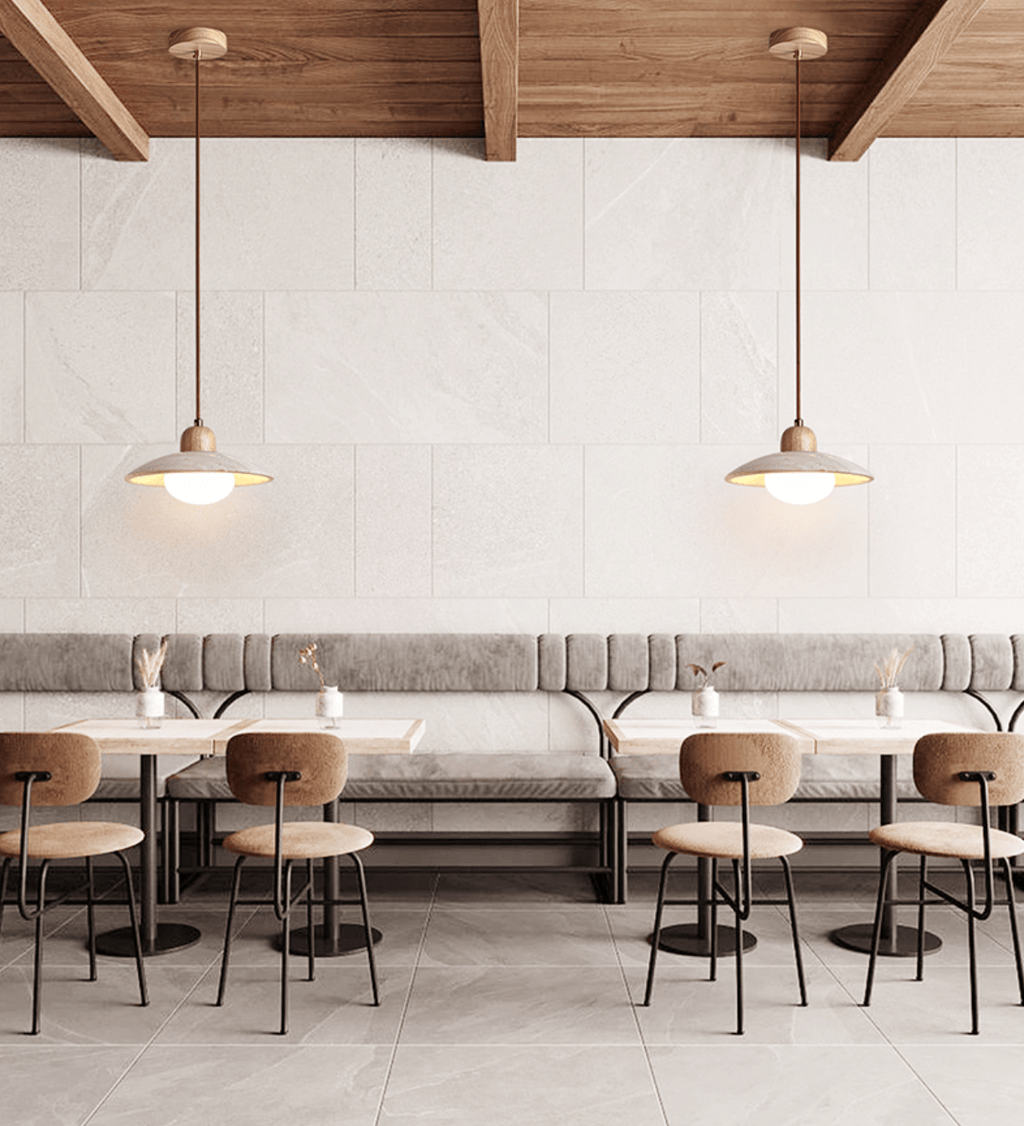 Travertine Dome Pendant Light