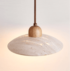 Travertine Dome Pendant Light
