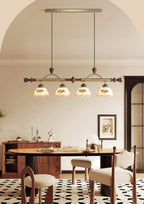 Floral Patterned Multi Pendant Light