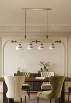 Floral Patterned Multi Pendant Light