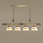Floral Patterned Multi Pendant Light