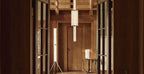 Hexagonal Glass Pendant Lamp