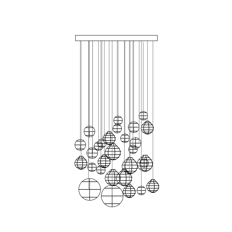 Breath of Light Customize Chandelier