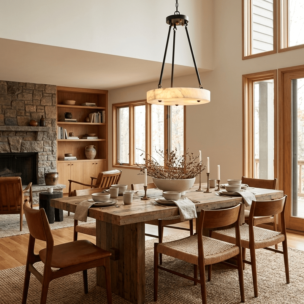 Aurelia Alabaster Disc Pendant Light