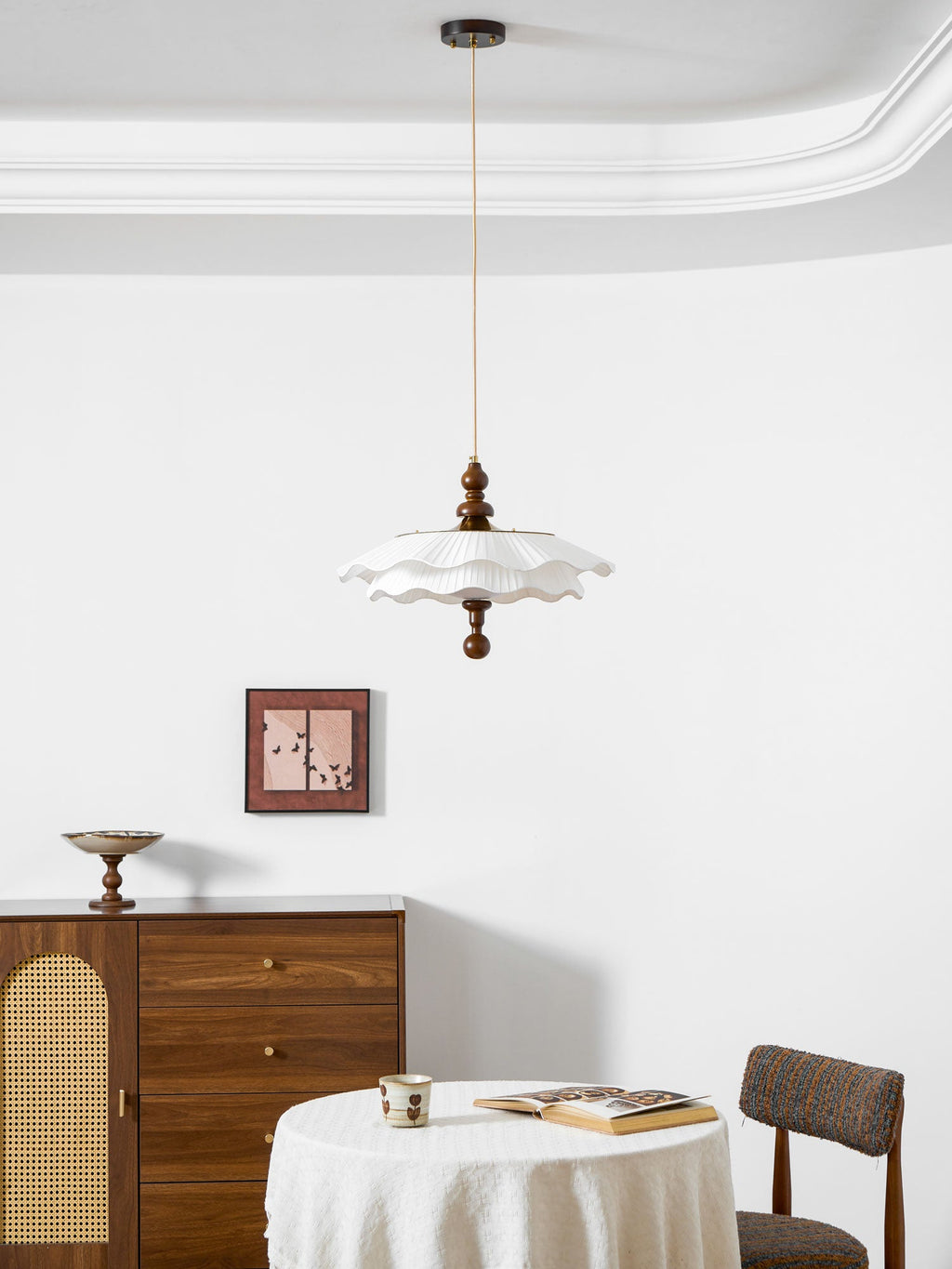 Belle Epoque Pleated Pendant Light