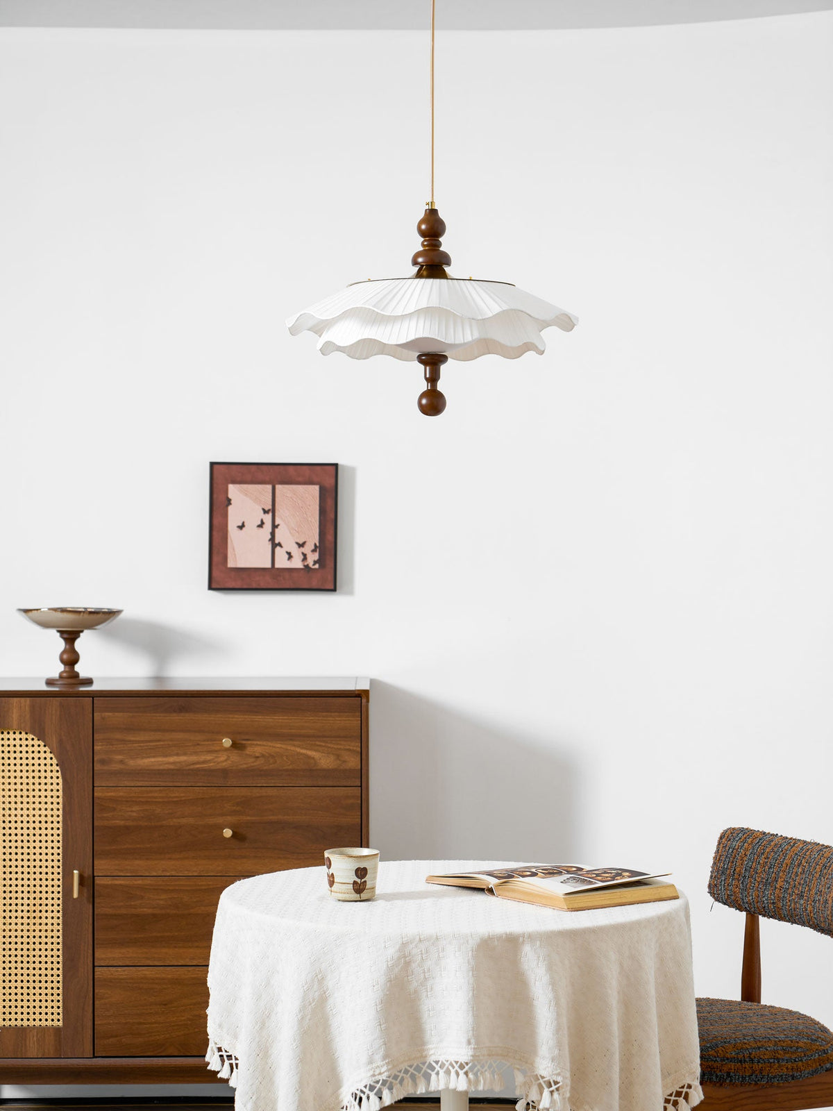Belle Epoque Pleated Pendant Light