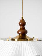Belle Epoque Pleated Pendant Light