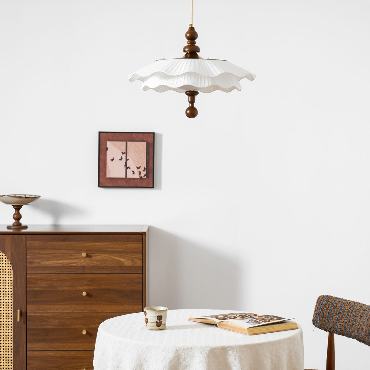 Belle Epoque Pleated Pendant Light