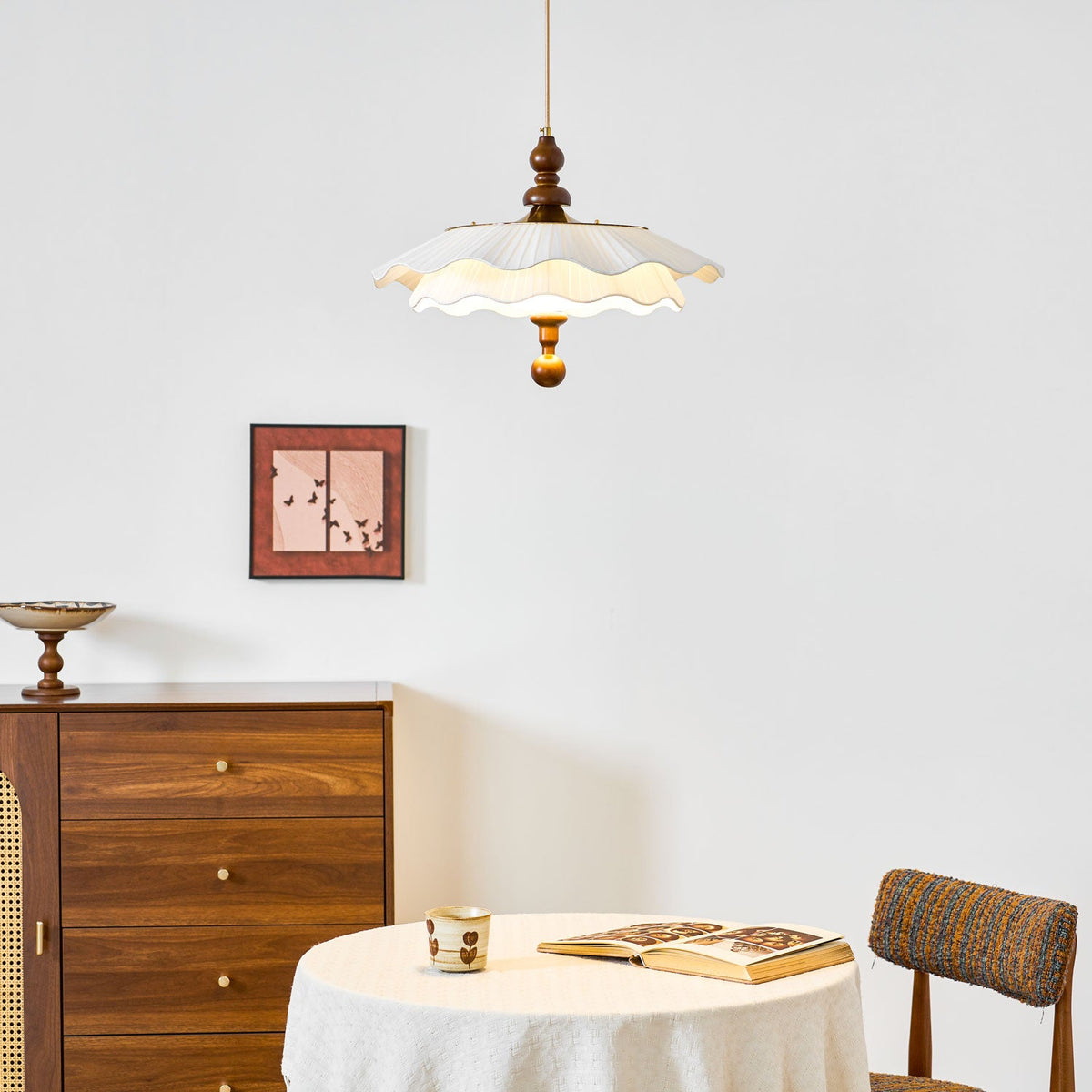 Belle Epoque Pleated Pendant Light