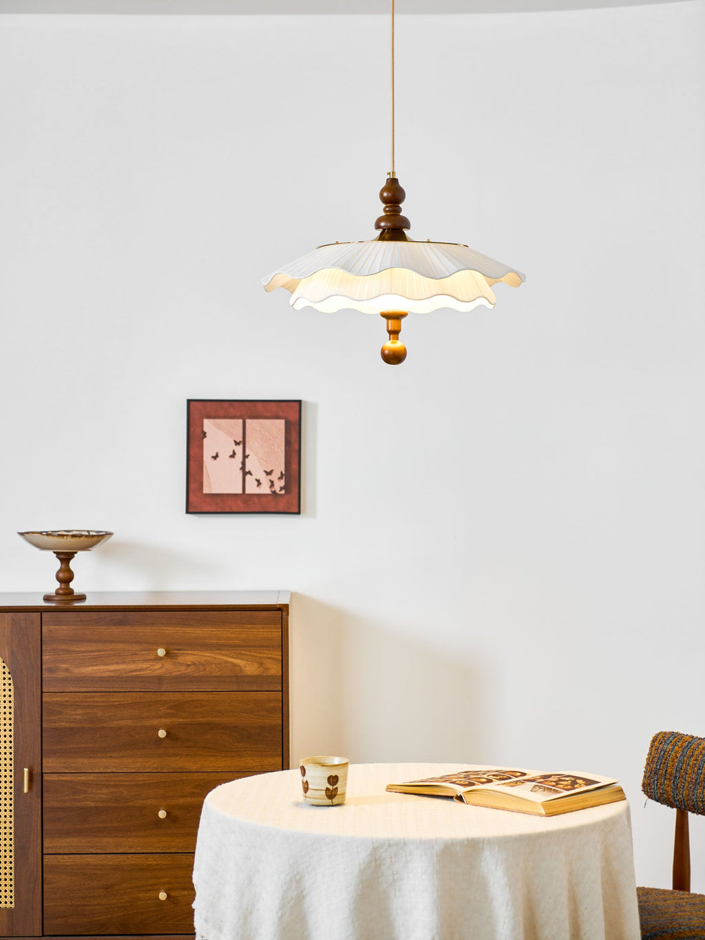 Belle Epoque Pleated Pendant Light