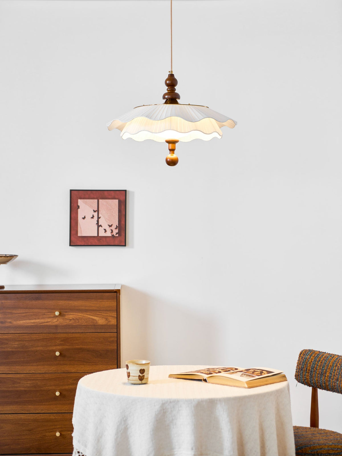 Belle Epoque Pleated Pendant Light