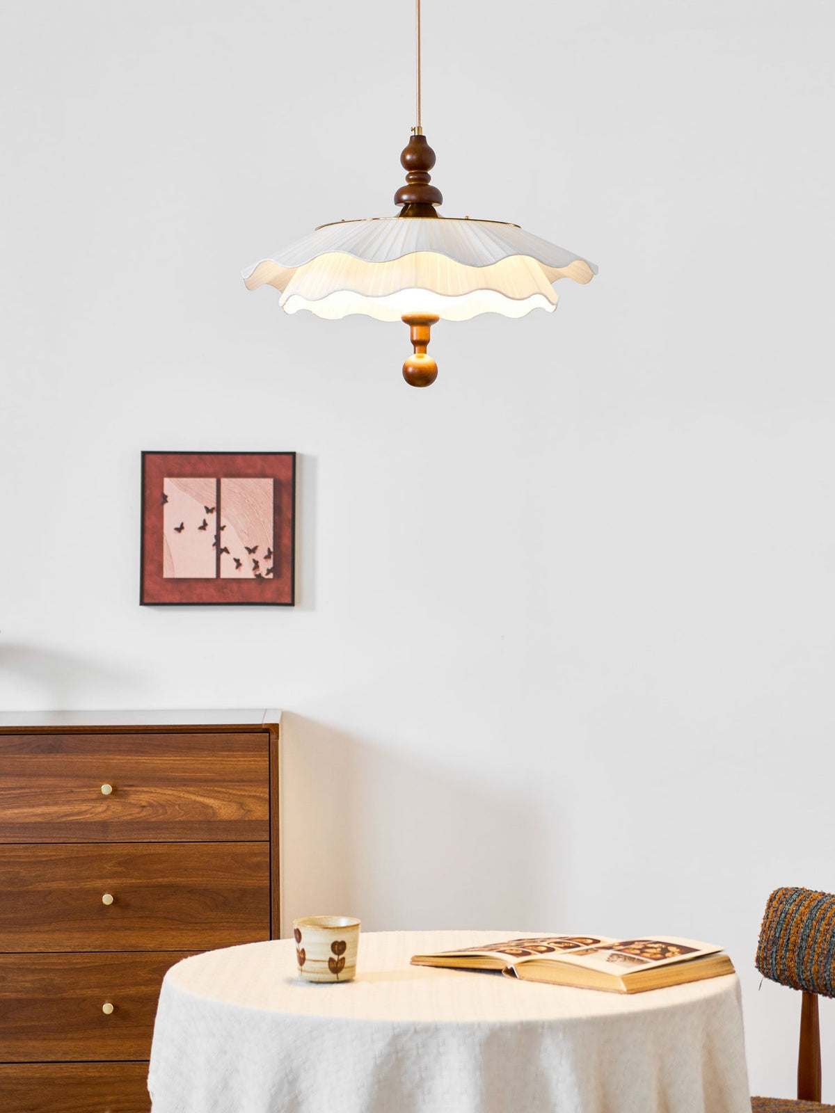 Belle Epoque Pleated Pendant Light