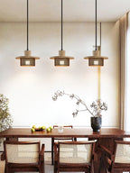 Caldera Travertine Mesh Pendant Lamp