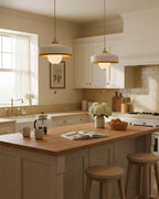 Woven Drum Globe Pendant Lamp