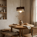 Squircle Travertine Pendant Lamp