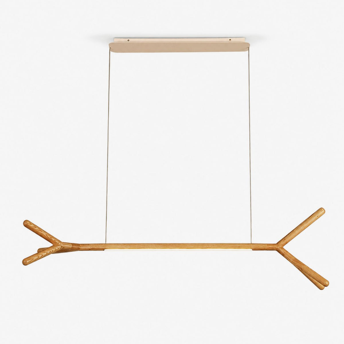 Branch Wood Linear Pendant Light