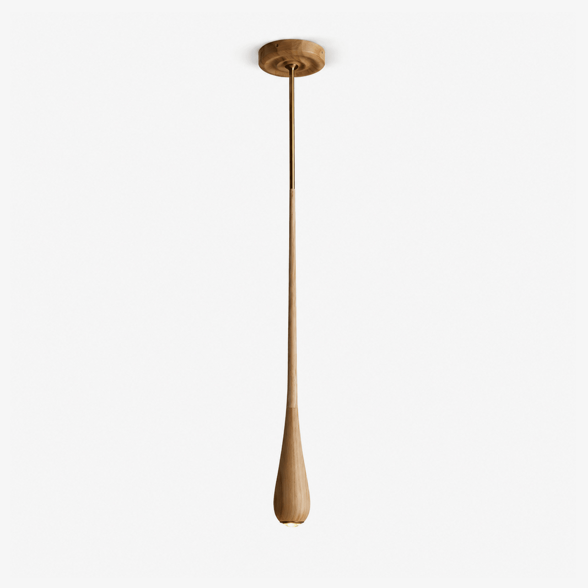 Elongated Teardrop Pendant Light