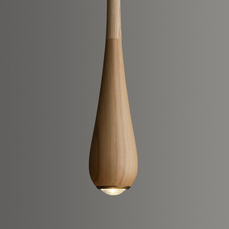 Elongated Teardrop Pendant Light