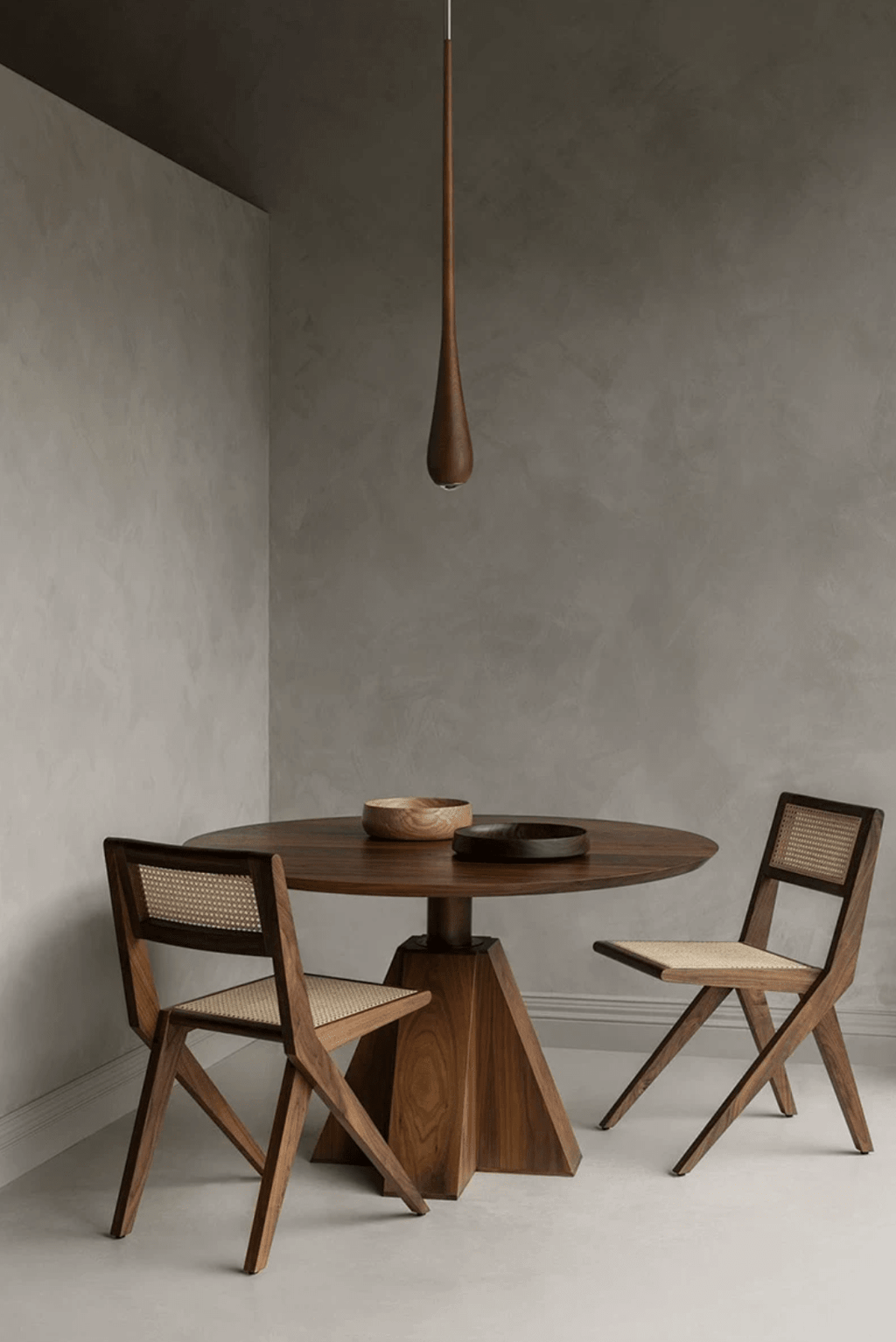 Elongated Teardrop Pendant Light