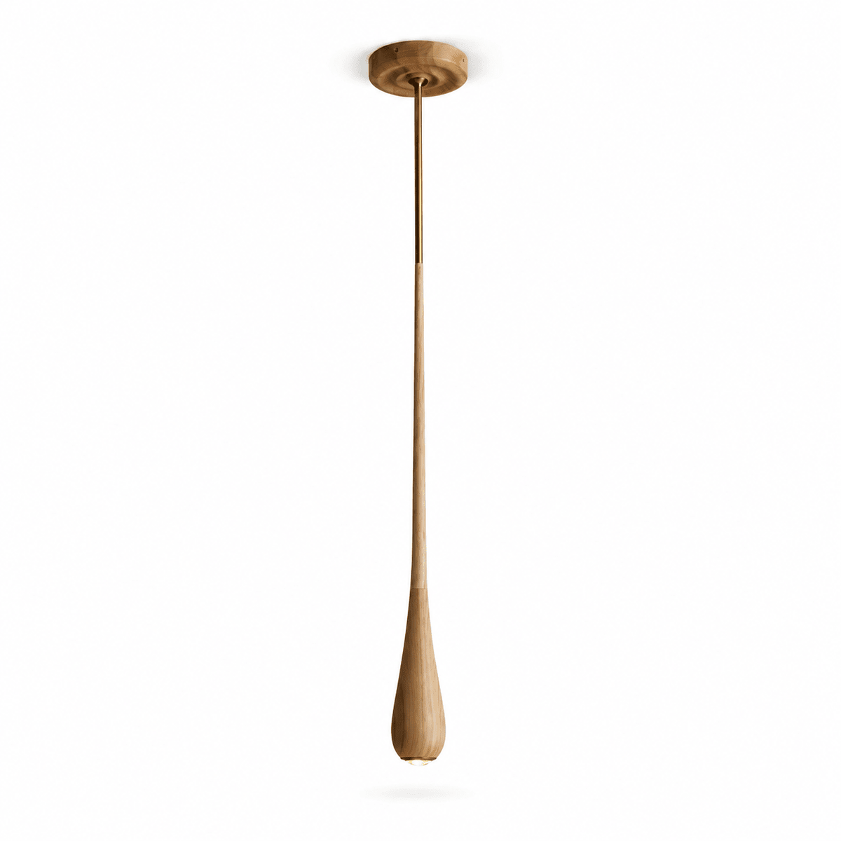 Elongated Teardrop Pendant Light