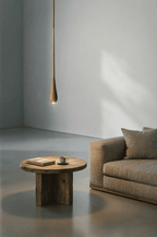 Elongated Teardrop Pendant Light