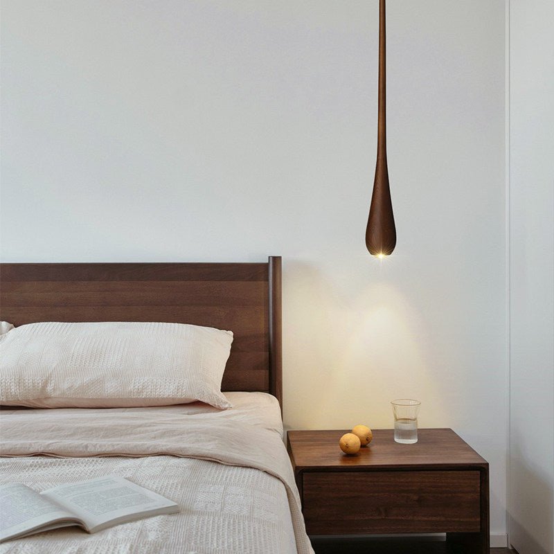 Elongated Teardrop Pendant Light