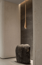 Elongated Teardrop Pendant Light