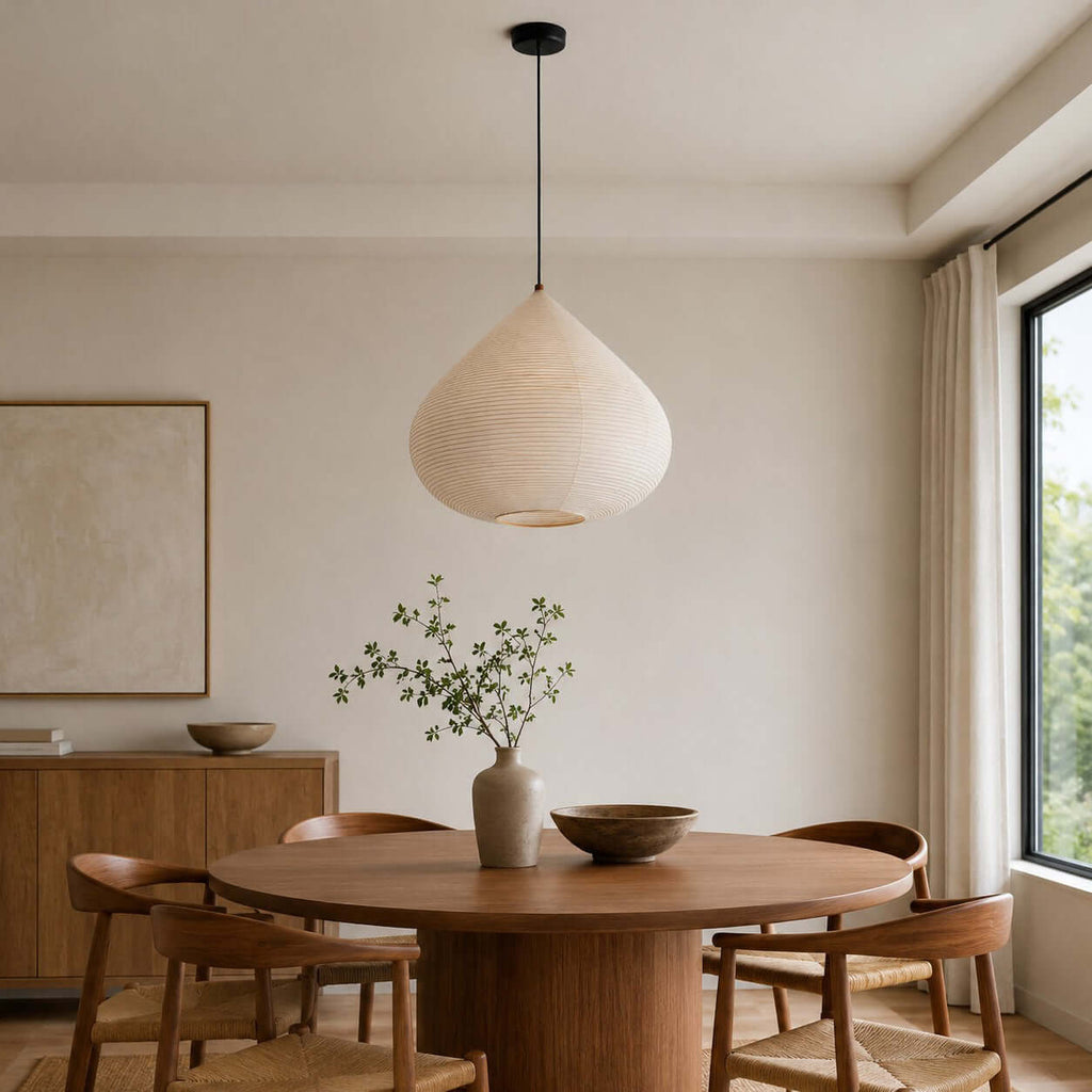 Onion Shape Paper Pendant Light