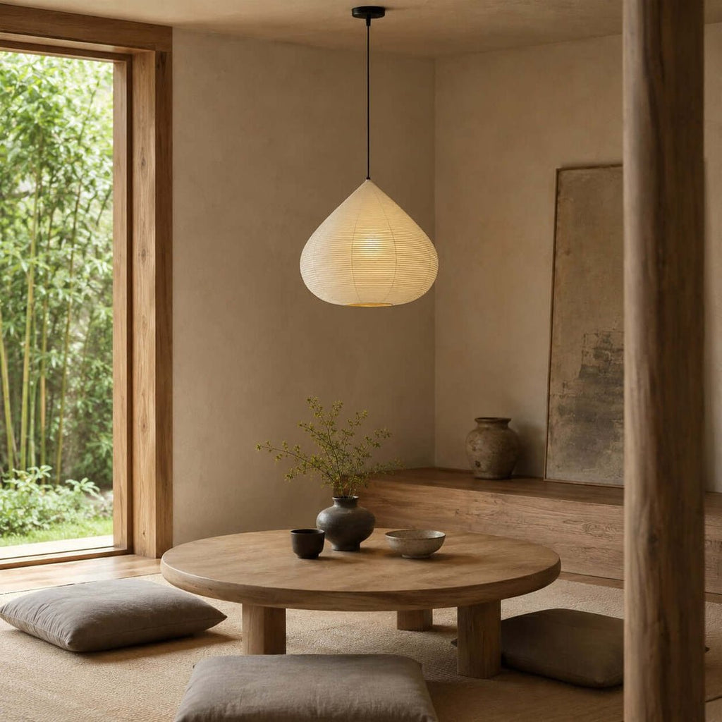 Onion Shape Paper Pendant Light