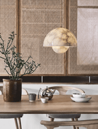 Alabaster Bud Pendant Lamp