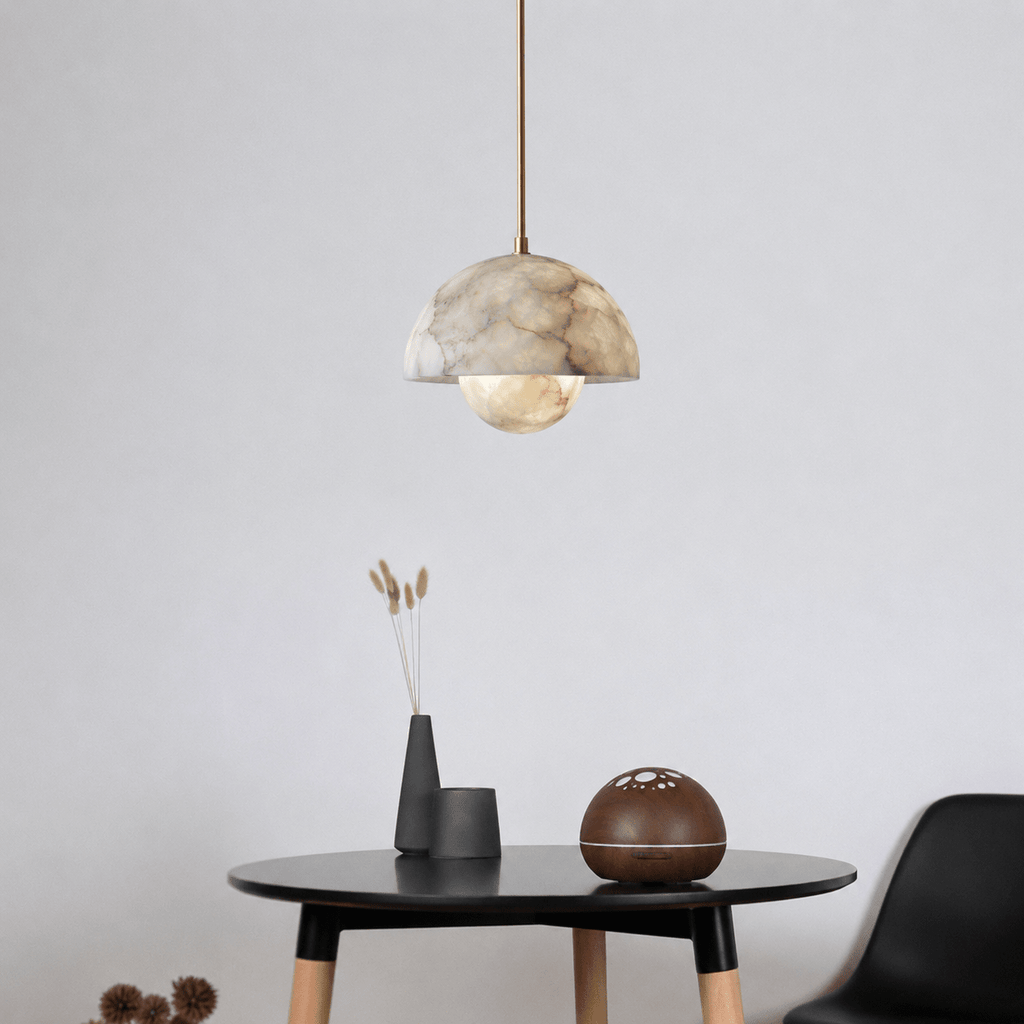 Alabaster Bud Pendant Lamp