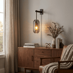 Vadim Glass Plug-in Wall Lamp
