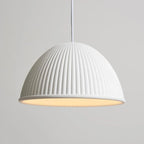 Ribbed Dome Pendant Light