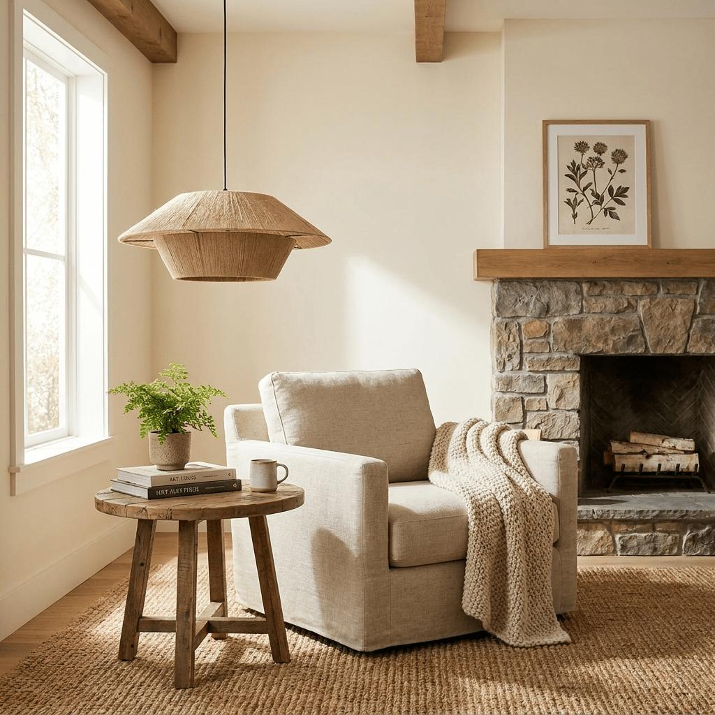 Lunara Hemp Rope Pendant Light