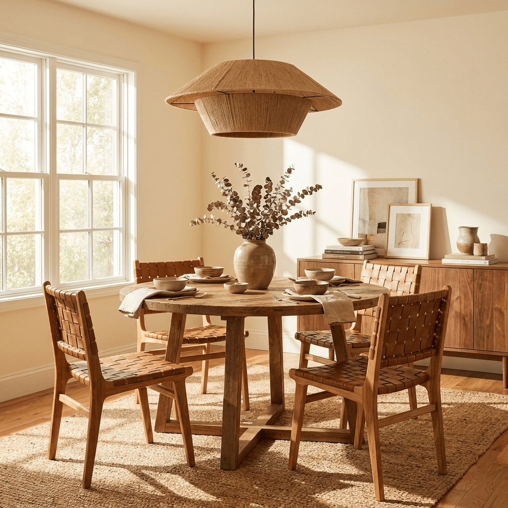 Lunara Hemp Rope Pendant Light