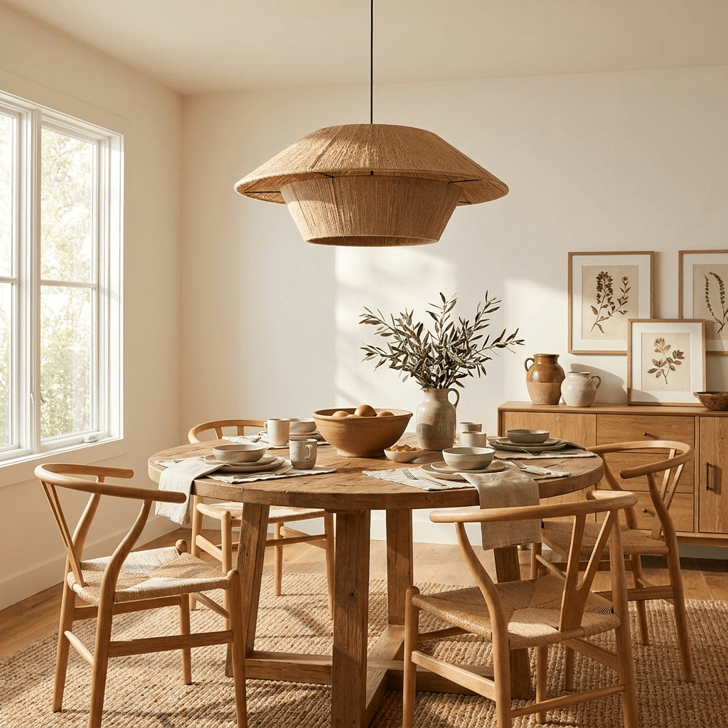 Lunara Hemp Rope Pendant Light